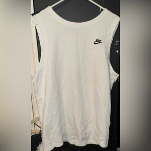 Nike White Sleeveless Top